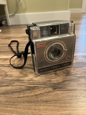 Vintage Kodak Brownie Fiesta Camera with Strap   Not Tested