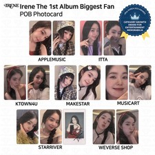 Irene From RED VELVET 1st Album Biggest Fan POB Photocard KPOP K-POP