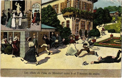 PC LUXEMBOURG MONDORF-LES-BAINS WATER EFFECT HUMOR (a68087)