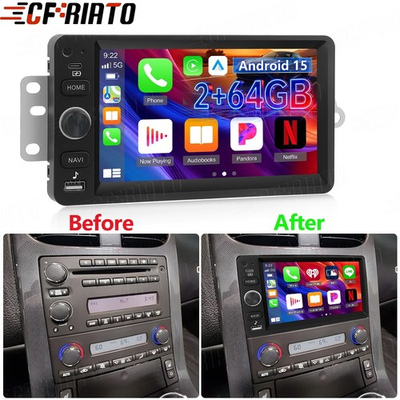#ad For Chevrolet Corvette 05 13 Apple Carplay Car Radio Android 15 GPS Stereo Navi $109.99