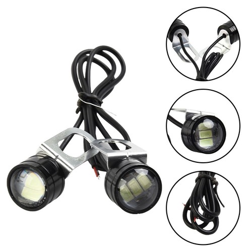 2Pcs LED Motorcycle Super Bright Driving Light Eagle-Eye Reverse Backup Fog Lamp - Picture 6 of 48