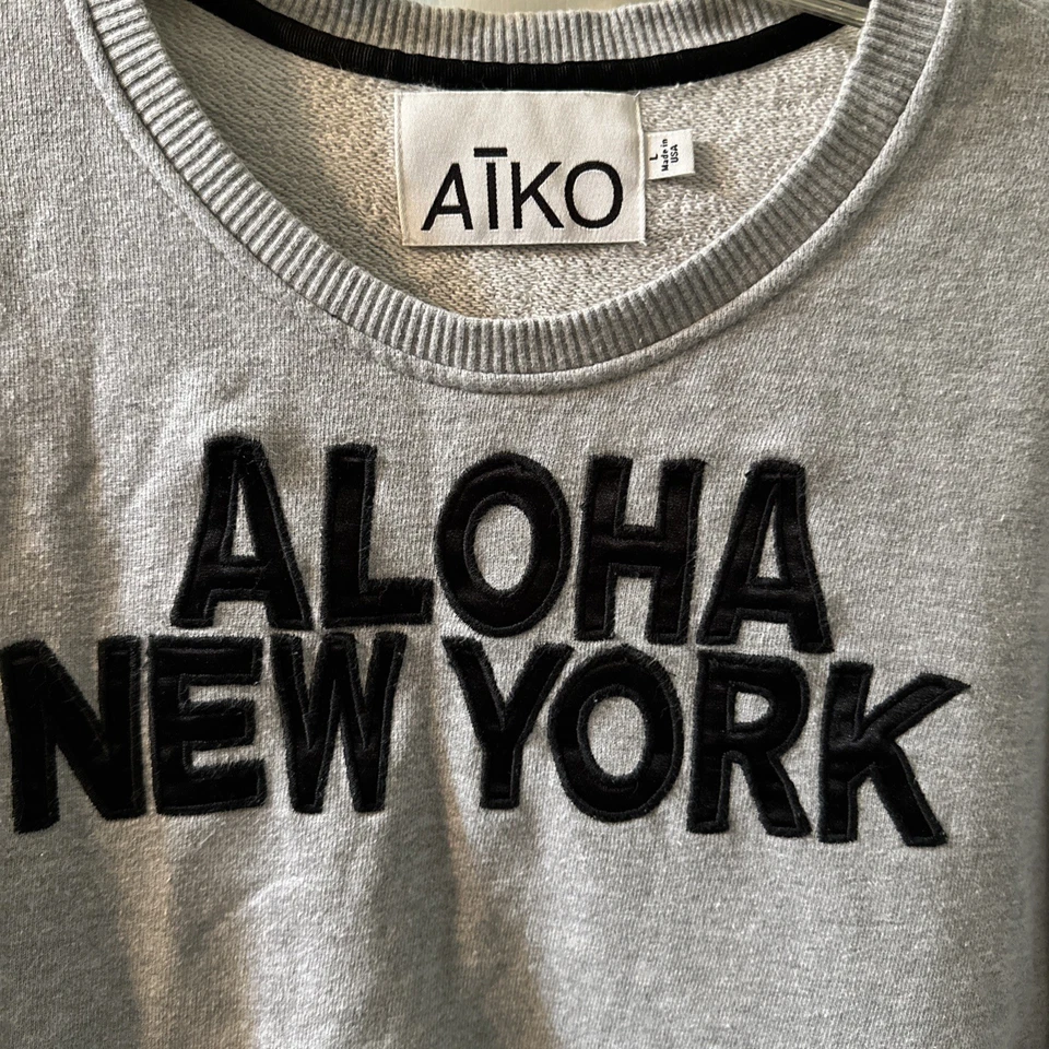 Sudadera AIKO "Aloha New York" Giacomo. Talla grande Foto 2 de 4