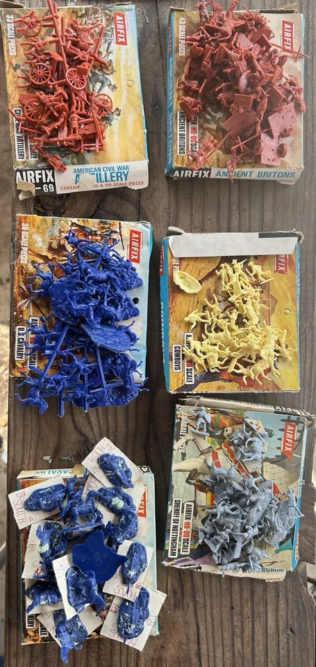 Paquete Airfix Miniatura Militar Vaqueros Indios En Cajas Foto 4 de 4