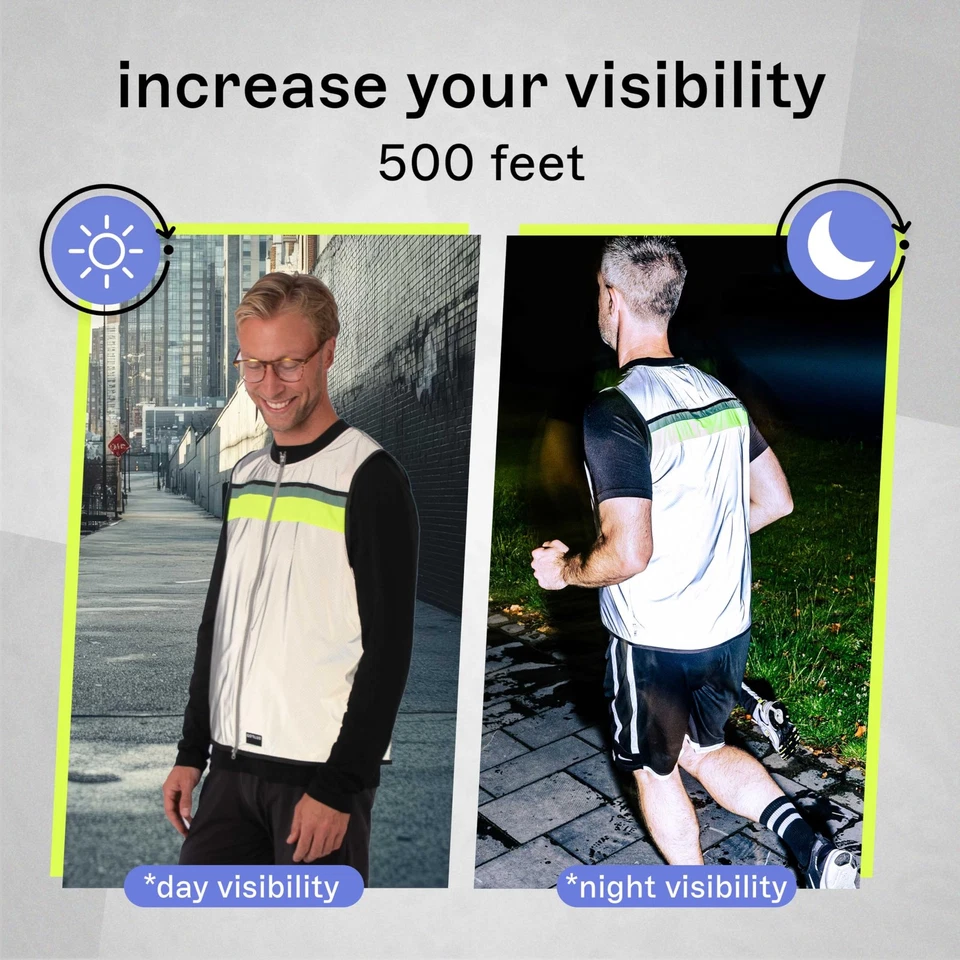 Roman Reflective Vest for Men - Size XL - Lightweight and Breathable Hi Vis J... - Image 4 of 4