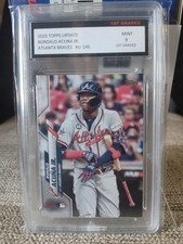 2020 Topps Update Series - All-Star Ronald Acuña Jr. #U-145 Batting, Vertical