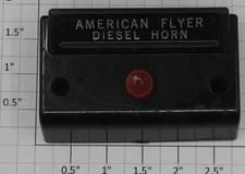 American Flyer XA10961D S Scale Black "Diesel Horn" Control Button