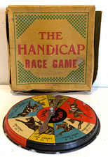 1930's Tinplate Horse Racing Game - The Handicap Reliable Series British Made
