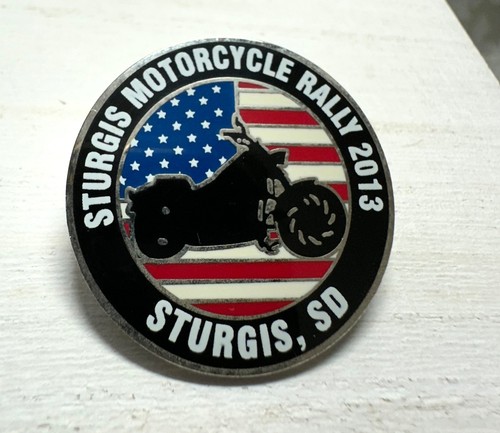 Sturgis Motorcycle Rally 2013 Sturgis South Dakota Vest Lapel Pin