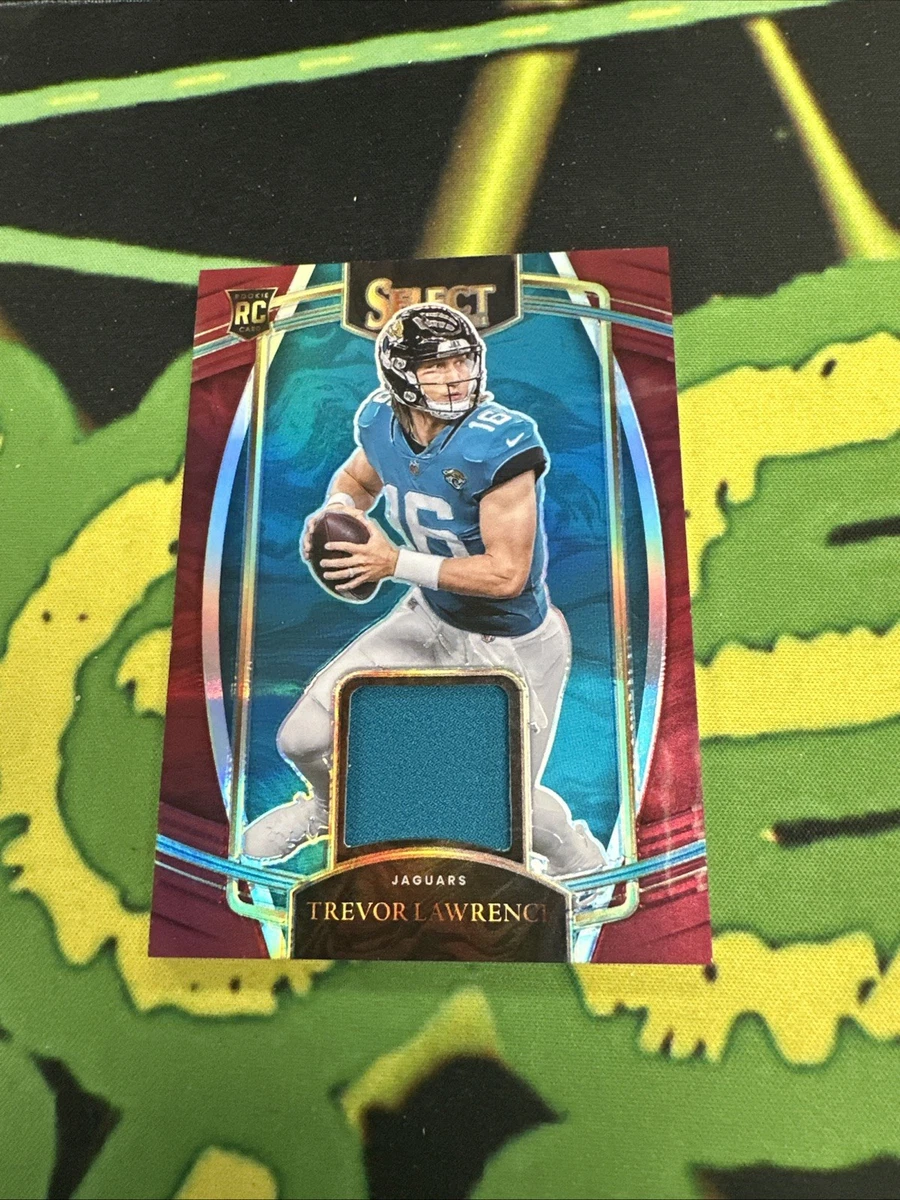 TREVOR LAWRENCE 2021 SELECT ROOKIE PATCH RED PRIZM JAGUARS | eBay