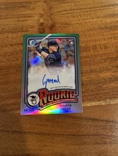 Curtis Mead 2024 Bowman Chrome Rookie Year Favorite Refractor /150 Auto RC NRMT+
