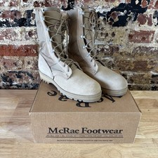 McRae Men  s 7W Military ACU Desert Tan Army Combat Flight Boots Made In USA