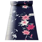 JAPANESE KIMONO FABRIC CLOTH BOLT COTTON NAVY BLUE YUKATA AA8019