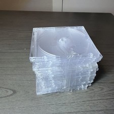 Clear Replacement Cases CD/DVD/Video Game Cases Lot of 26