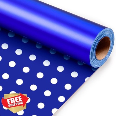 Garbendy Pearly Lustre Gift Wrapping Paper Roll 17''x33ft Solid Color Party Decor