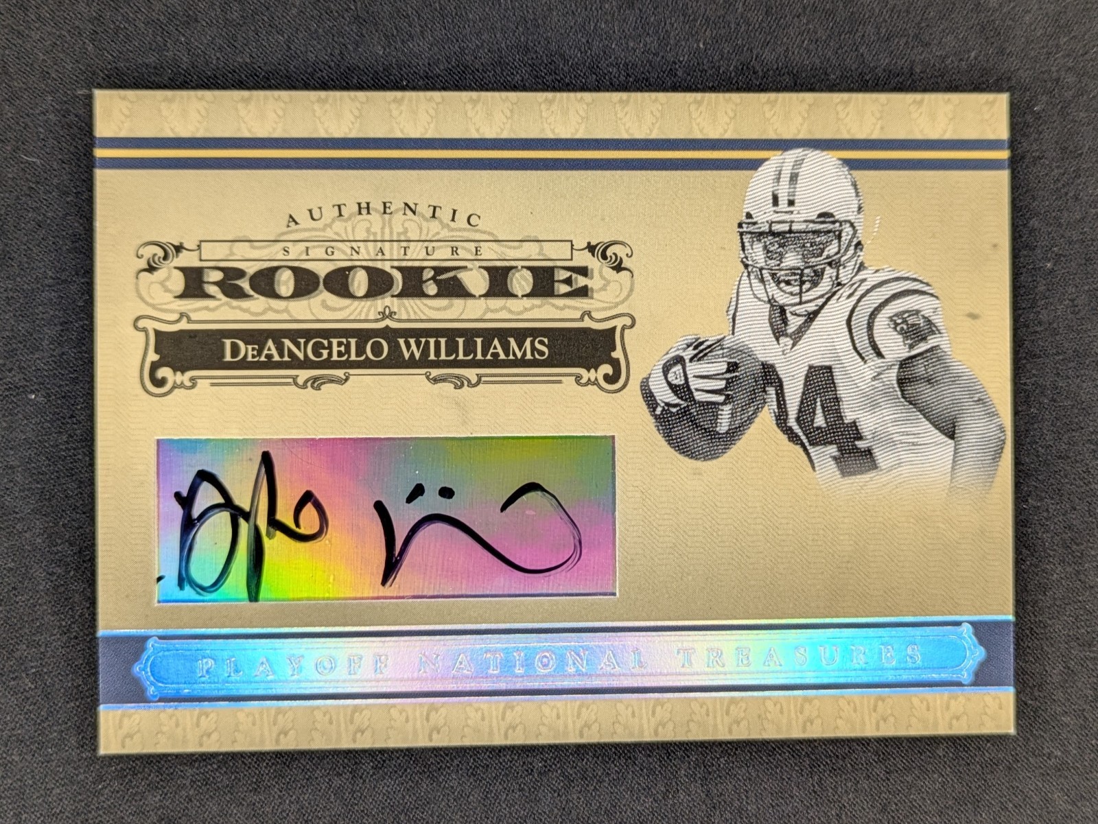 DeAngelo Williams Playoff National Treasures #122 Rookie Signature