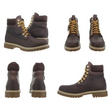 Timberland Men's 25 6 INCH WATERPROOF Dark Brown Leather Boots Size 7.5 NIB