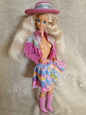 Mattel 80s Vintage ❤️BARBIE - Western Fun - 1989