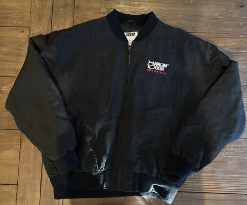 New Kids On The Block Jacket Mens XL Black Hangin To 1980s vintage concert t-shirt, vintage, size XL, single stitch, B+ condition