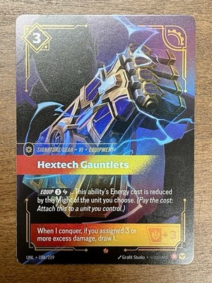 Riftbound Hextech Gauntlets 188/219 Unleashed [Epic Foil] League of Legends NM/M
