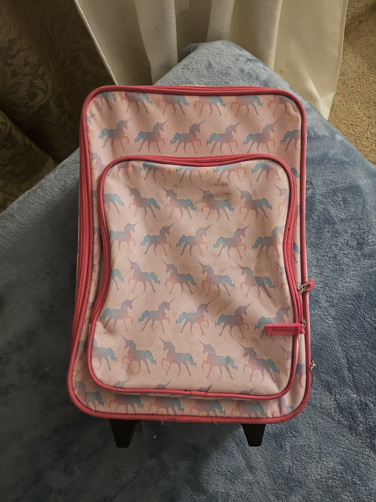 With Wheels For Girls, Cute Unicorn Rolling Carry On Suitcas