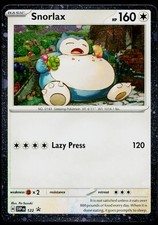 Snorlax 122 Promo Scarlet & Violet Pokemon Near Mint