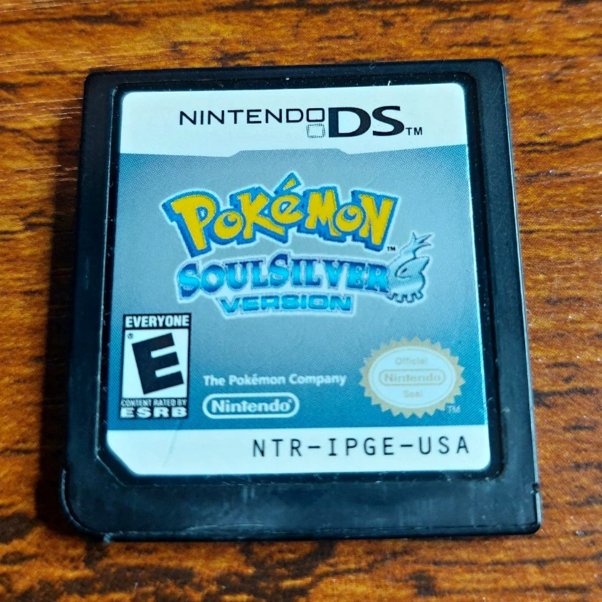 pokemon soulsilver game card Pokemon SoulSilver Version