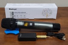 Bietrun Wireless Dynamic UHF Microphone With Adapter Tested