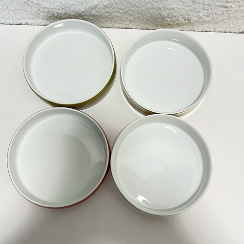 Vtg MCM Block Chromatic Gold Brown bowls Set of 4 - Picture 6 of 16
