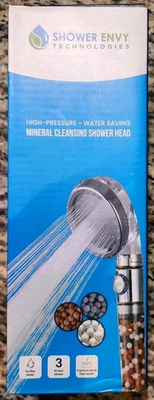 #ad Shower Envy Mineral Cleansing High Pressure Shower Head. Water Saving Purifying $28.00