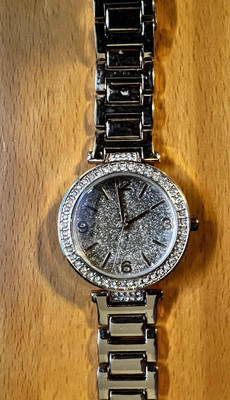NY & Co Women's Rose Gold Icy Watch With Cubic Zirconia