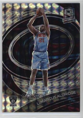 2020-21 Panini Spectra Interstellar Prizm 12/49 LaMarcus Aldridge #90 11ht