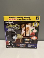 Star Shower 11674 Window Wonderland Projector 12 Movies Christmas Halloween