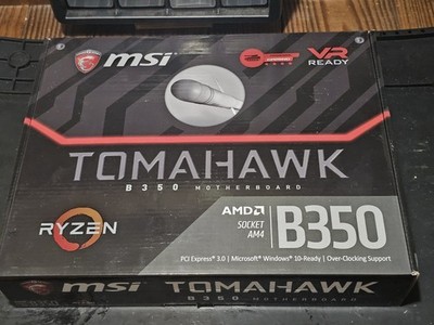 MSI AMD Ryzen B350 TOMAHAWK ATX Gaming Motherboard
