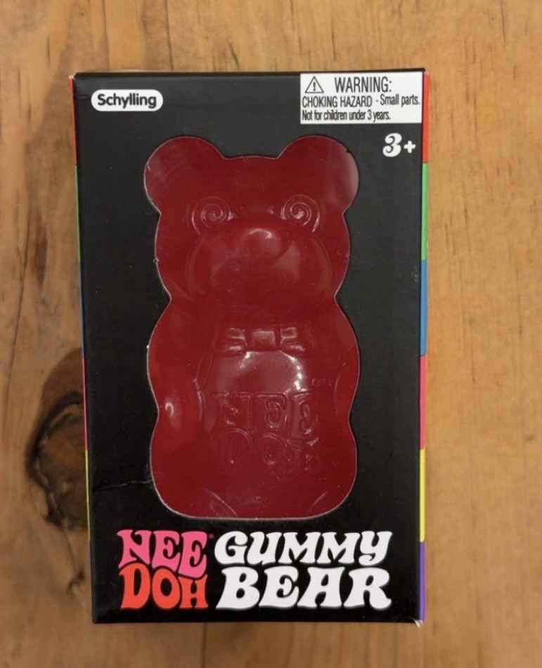Oso de Goma Needoh ROSA NUEVO sellado, nunca abierto Schylling Raro