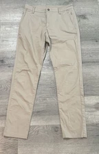 Bird Dogs Pants Mens 30x32 Beige Boom Boomstick Stretch Performance Golf