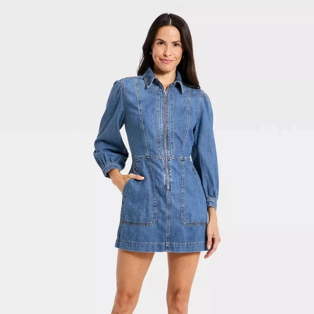 Women's Long Sleeve Shirt Dresses for sale | eBay