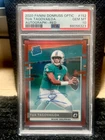 2020 Panini Donruss Optic Tua Tagovailoa Rookie Autographed-Red # /50 PSA GEM 10