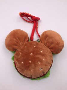 Tokyo-Disneyland-Resort-Japan-Hamburger-Mickey-Annual-Passport-Plush-Pouch-B3