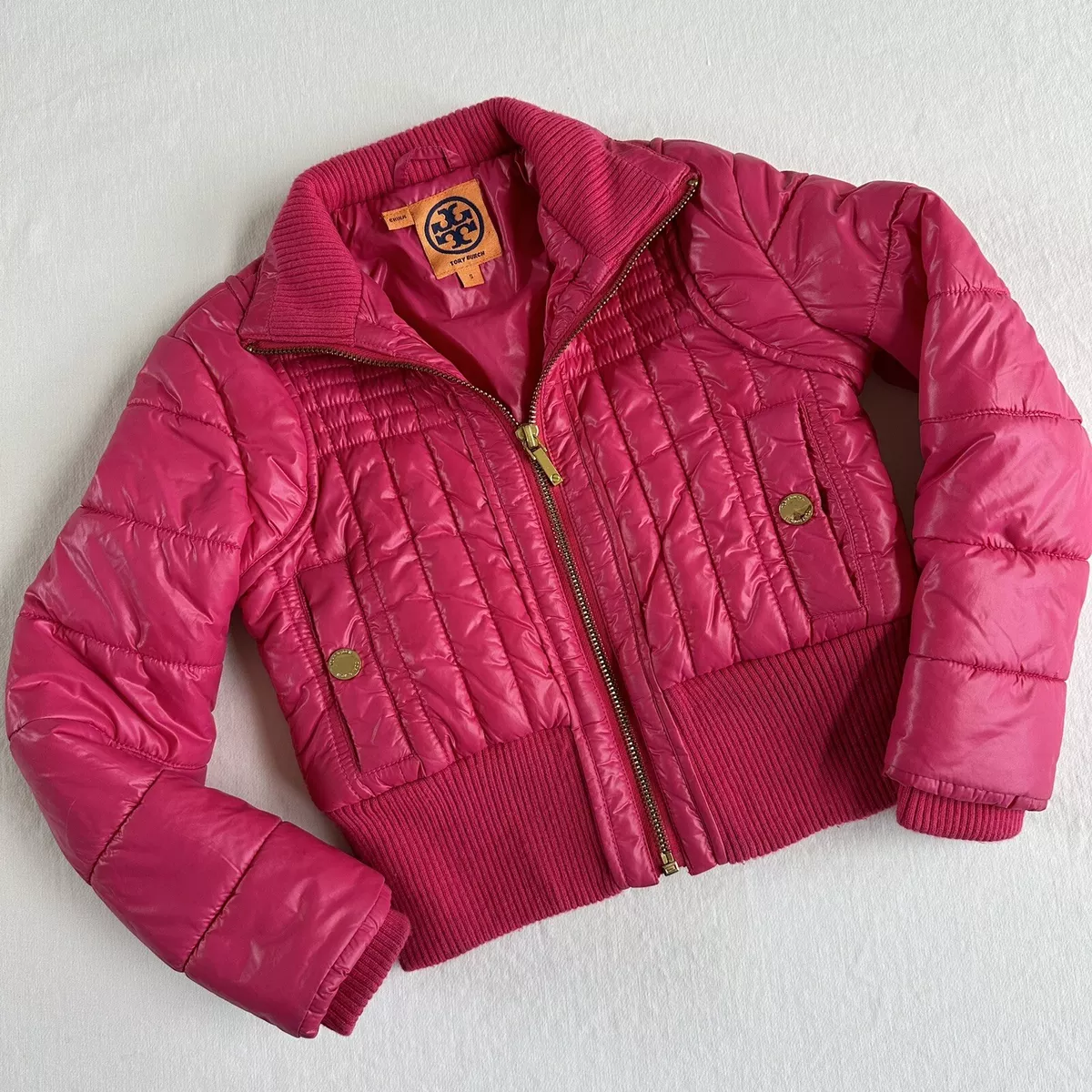 Tory burch pink clearance coat