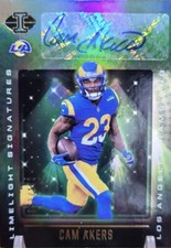 2021 Panini Illusions Cam Akers LA Rams NFL #LS-CA Limelight Signatures #53/199