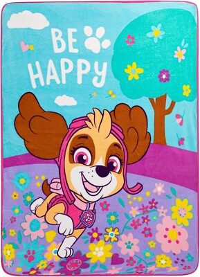 Paw Patrol Skye ''Dog Walk'' Kids 46'' x 60'' Throw-AB09CJTG6DN2
