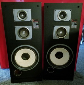 mcs speakers 3 way bass reflex 683 8229