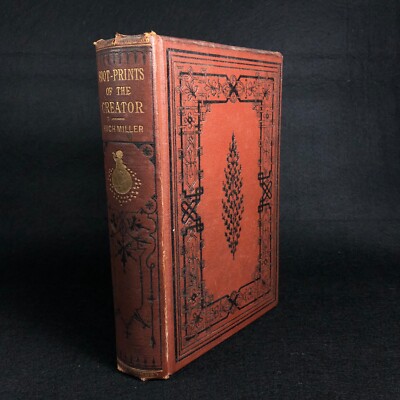 Fußabdrücke des Schöpfers ~ Hugh Miller ~ Naturgeschichte (18. Auflage HC 1877)