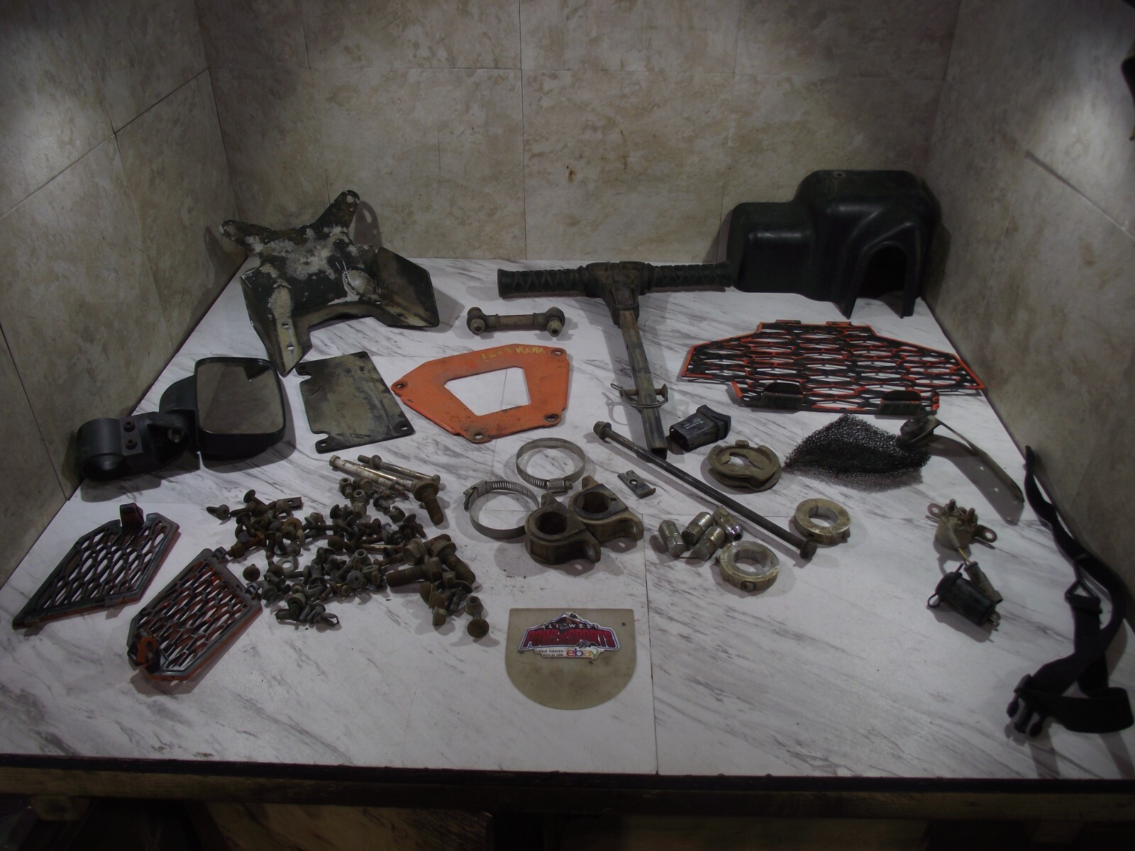 2013 POLARIS RZR 900 XP EPS, LOT OF MISC PARTS GRAP HANDLE COVER (OPS1254)