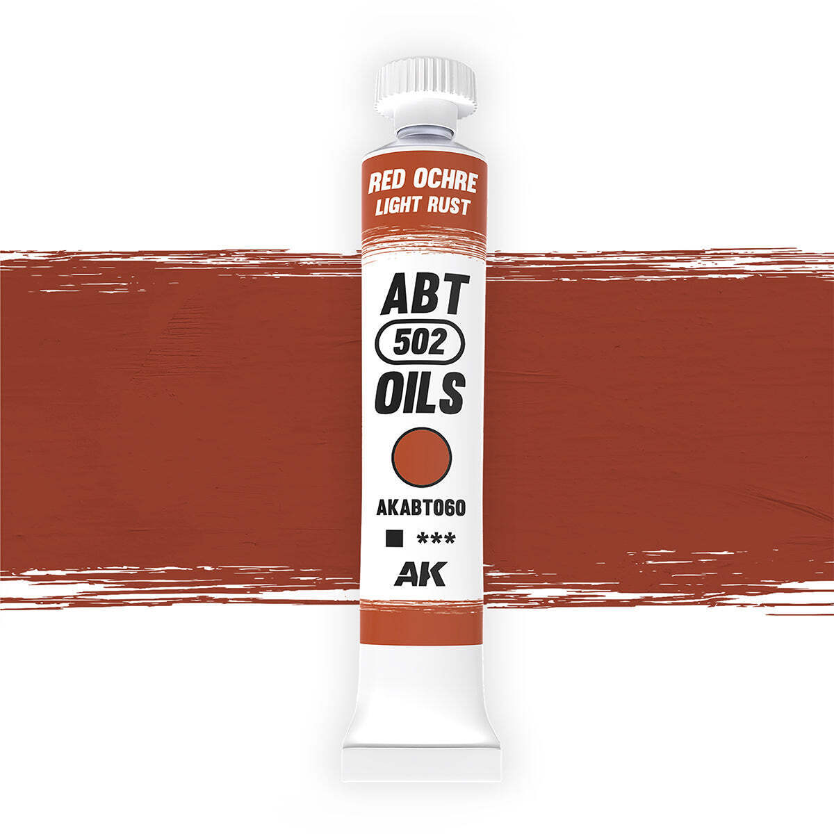 Abteilung 502 Oil Paint Red Ochre / Light Rust 20ml Tube AKABT060
