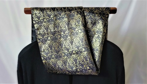Gorgeous Silk Scarf Shawl Wrap , made of Gold, and Silk Threads. Gift for her - Picture 54 of 54
