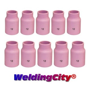 10-pk 53N87 #12 3//4/" Large Ceramic Gas Lens Cup Nozzle for TIG Welding Torch