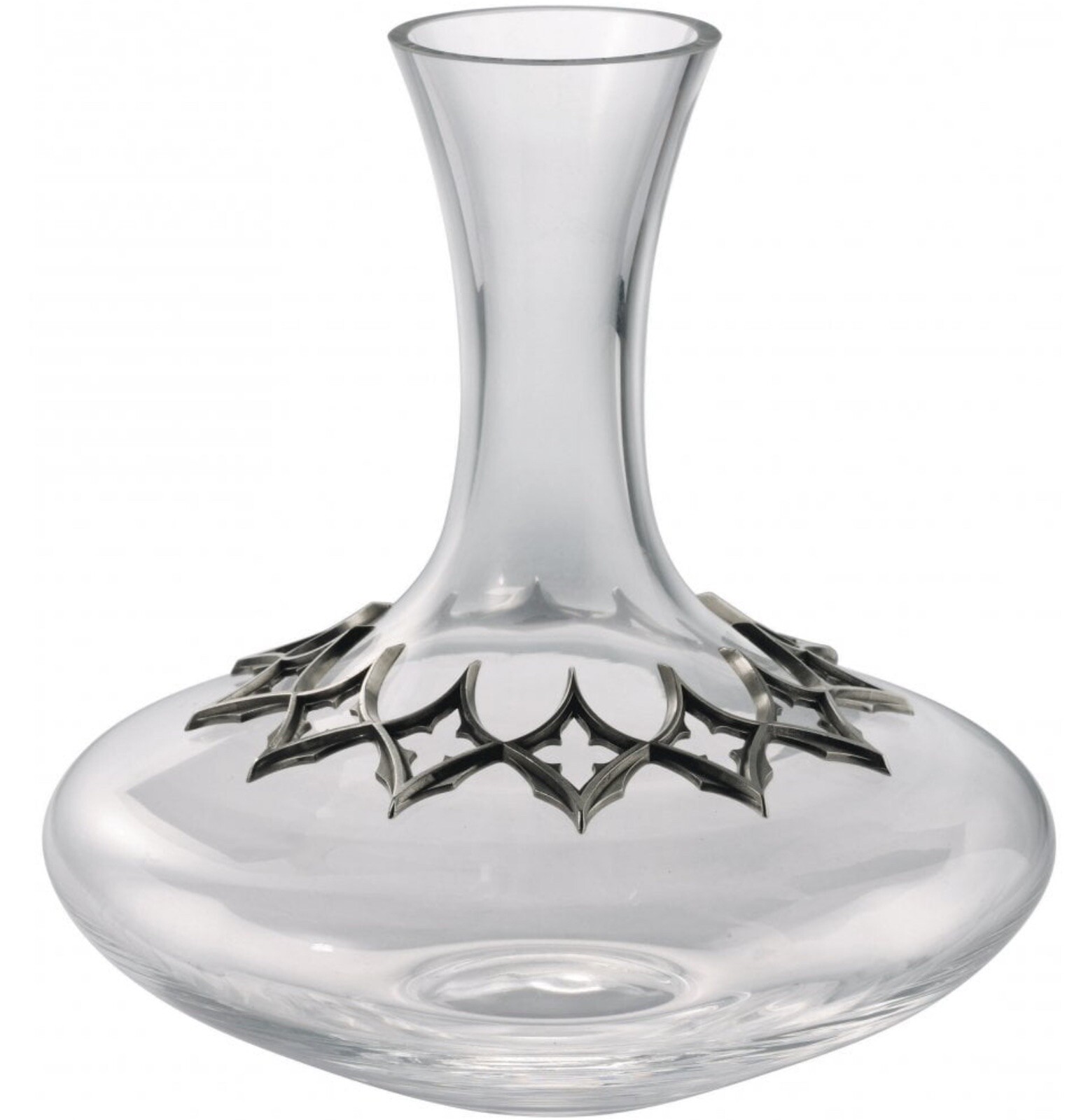 Royal Selangor Pewter Glass Tracery Decanter 1L 014189A