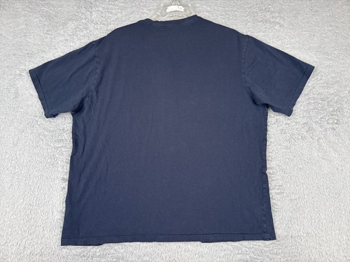 Patagonia Shirt Men Large Blue Henley Short Sleeve 100% Cotton Hiking Camping - Picture 12 of 14