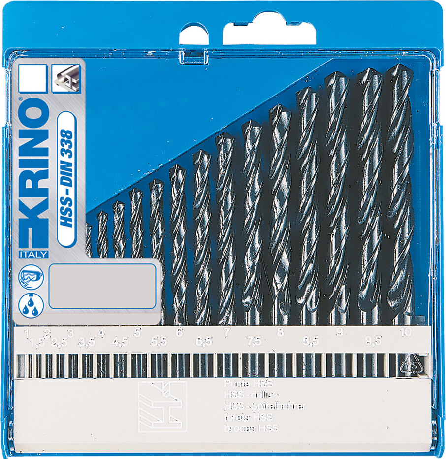 Krino Punte Serie Per Metallo Hss Rullate Confezione 19 Pz 1016206